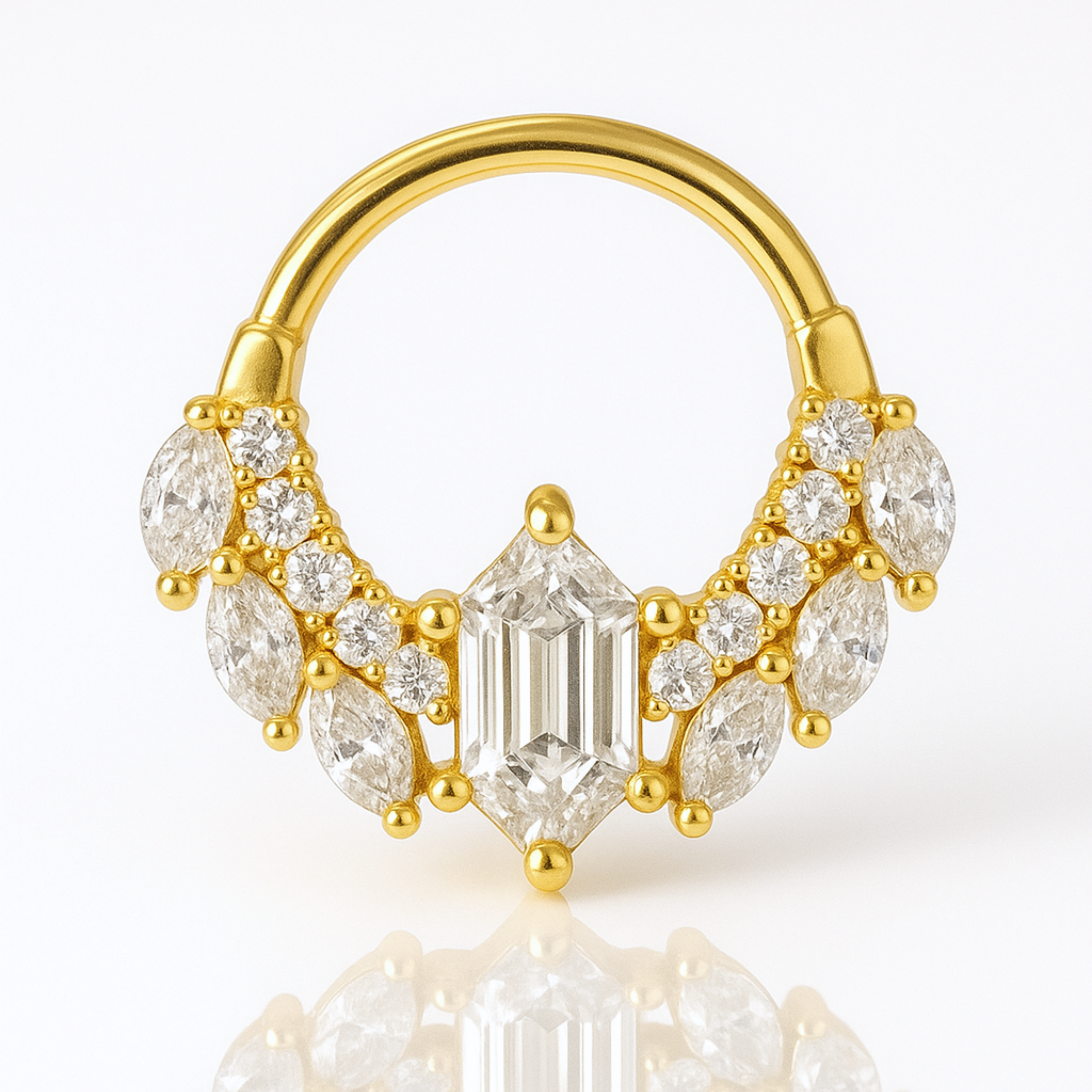 Royal Marquis Hoop Ring Clicker