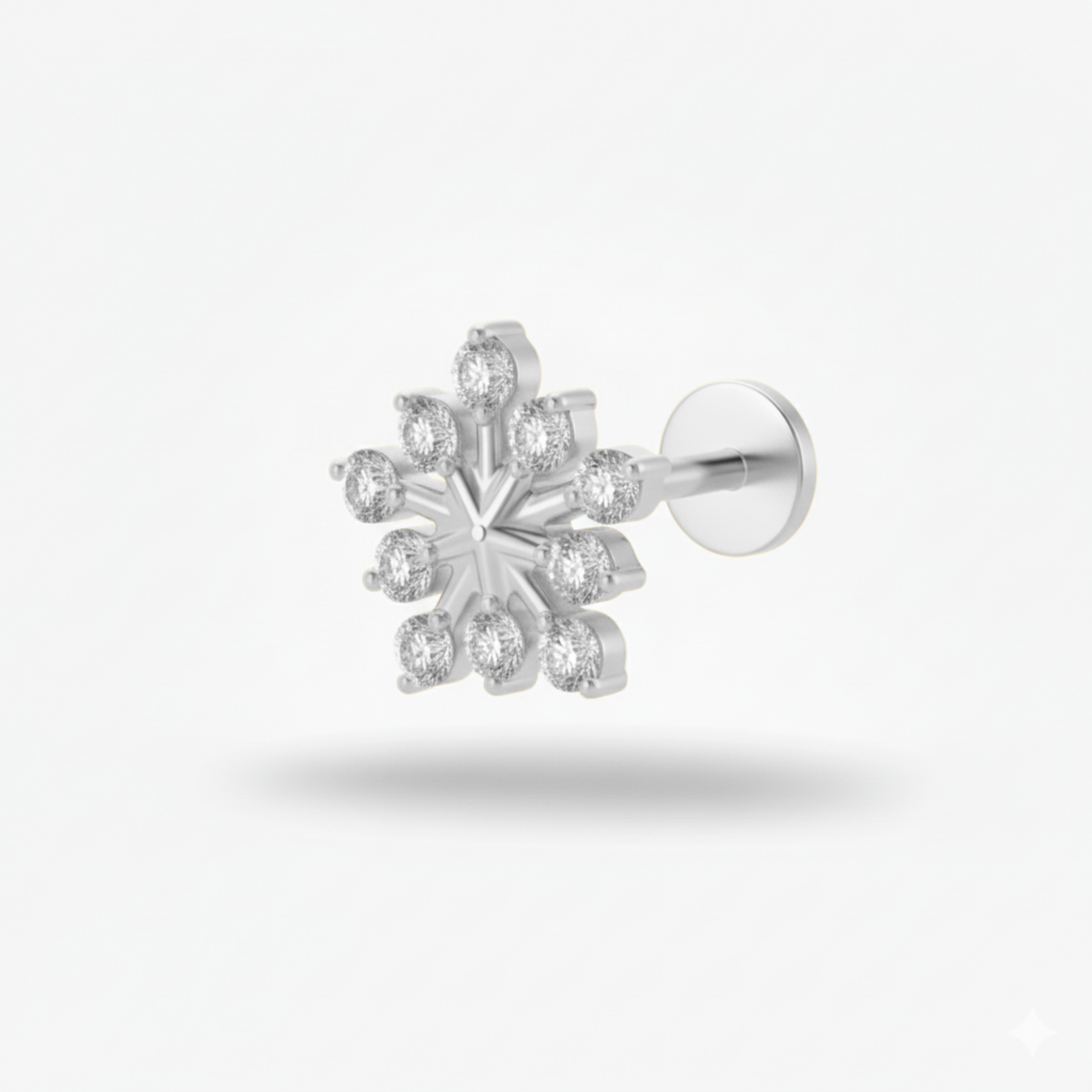 Stellar Frost Piercing Earring Stud Set