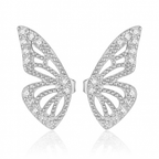 Flutter Butterfly Wings Double Stud Earrings