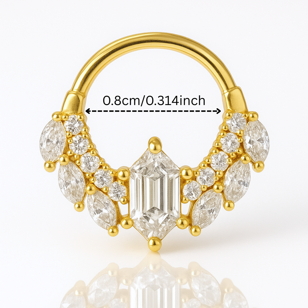 Royal Marquis Hoop Ring Clicker