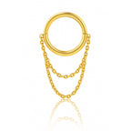 Stellar Chain Hoop Ring Clicker
