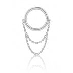 Stellar Chain Hoop Ring Clicker