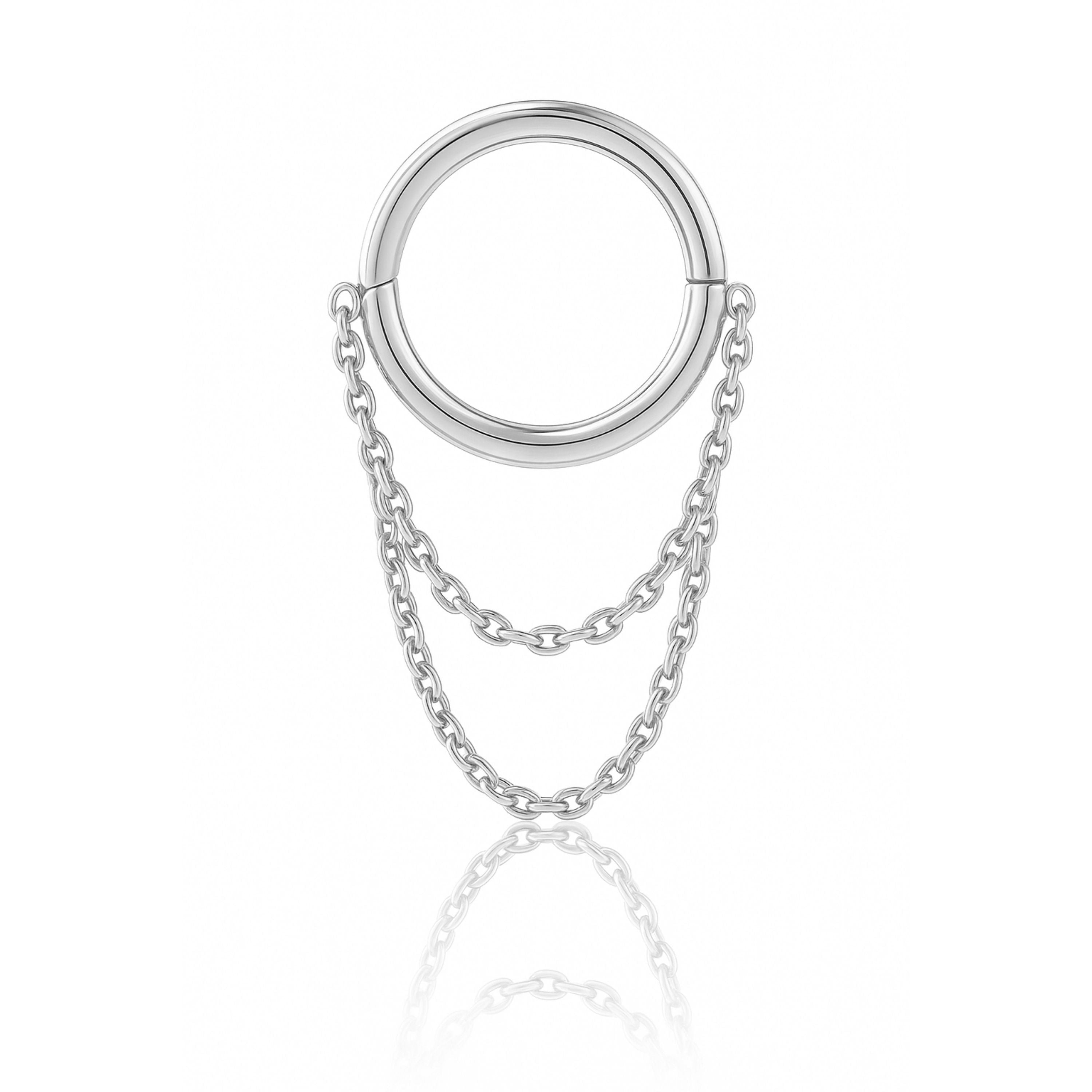 Stellar Chain Hoop Ring Clicker