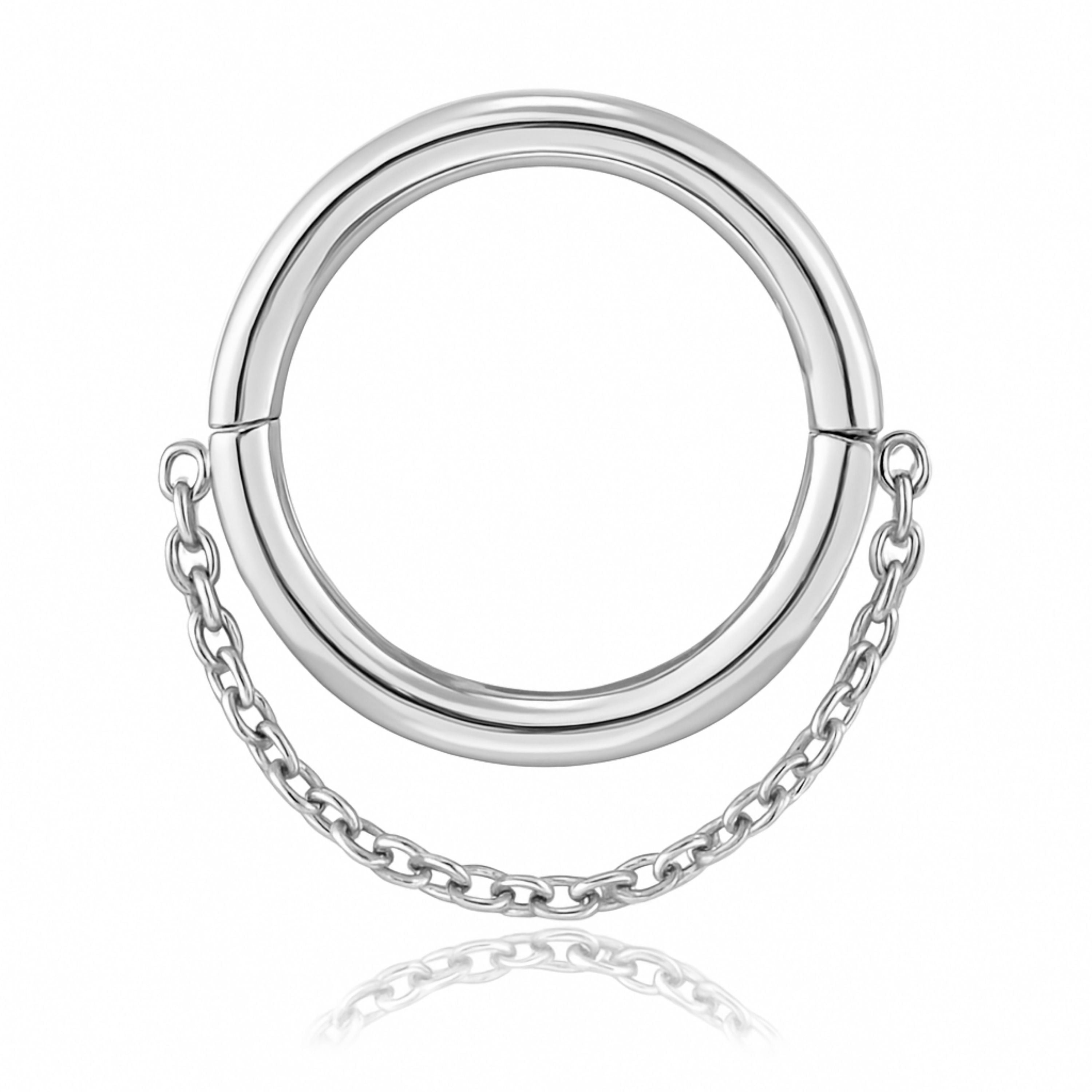 Stellar Chain Hoop Ring Clicker