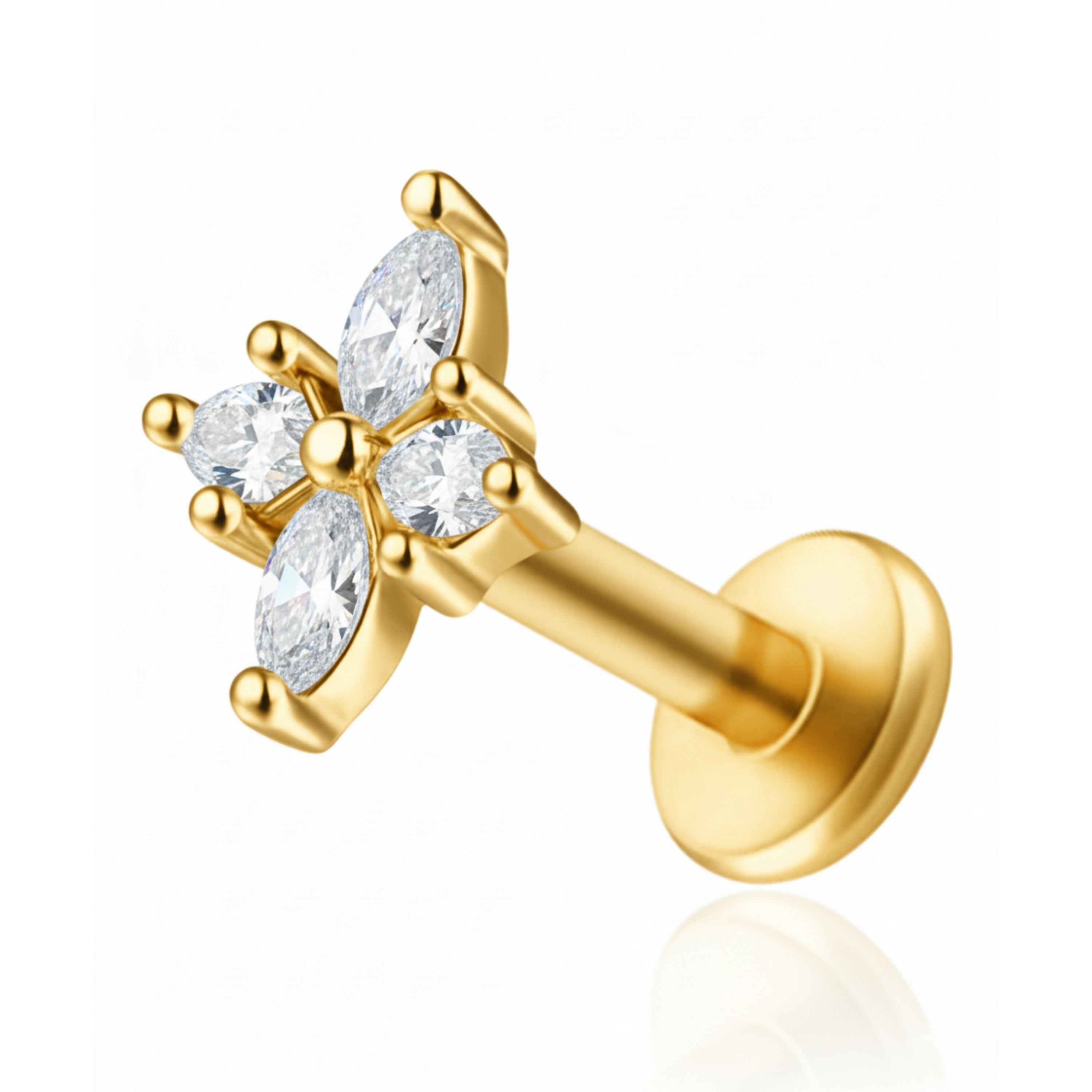 Aurora Princess Royal Ear Piercing Stud