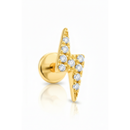 Blink Lightning Bolt Ear Piercing Stud