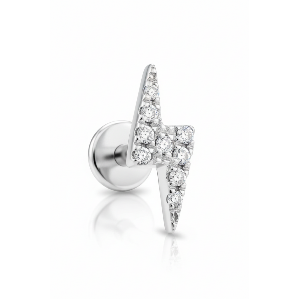 Blink Lightning Bolt Ear Piercing Stud