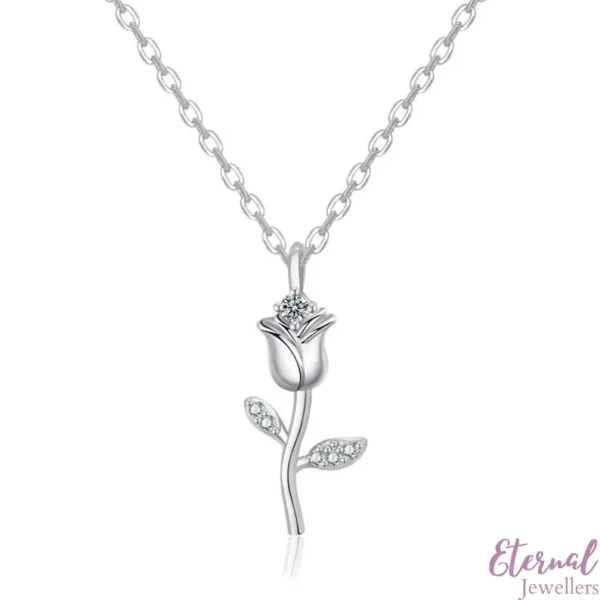 Enchanted Rose Charm Necklace - Image 3