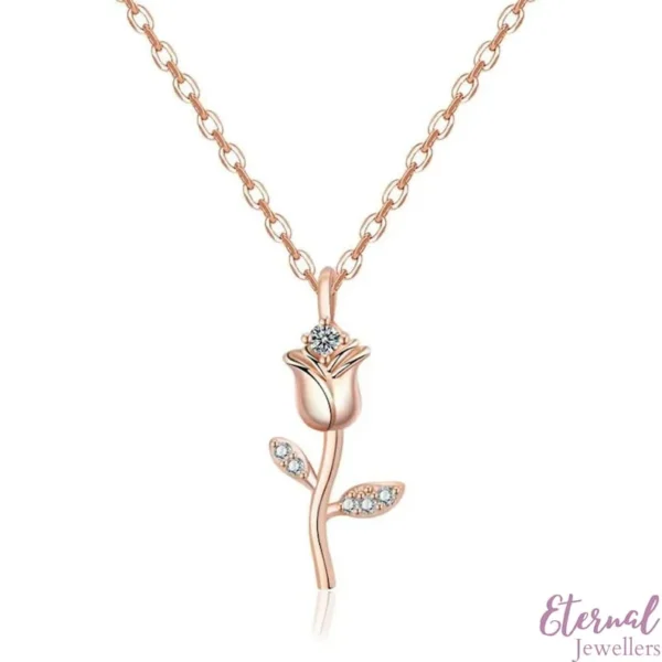 Enchanted Rose Charm Necklace - Image 5