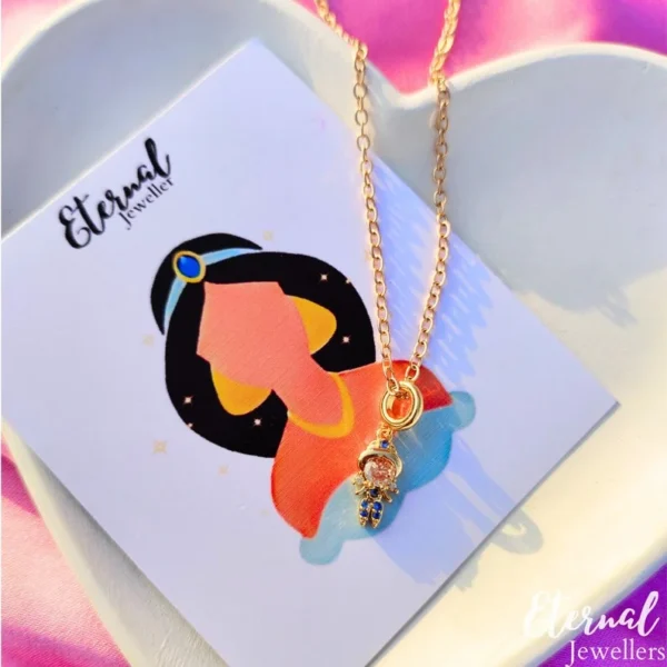 Aladdin Inspired Princess Jasmine Necklace - Image 4