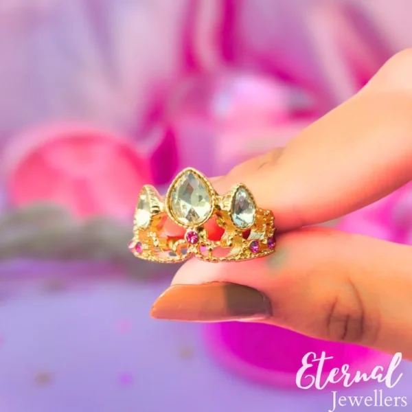 Princess Rapunzel Crown Ring