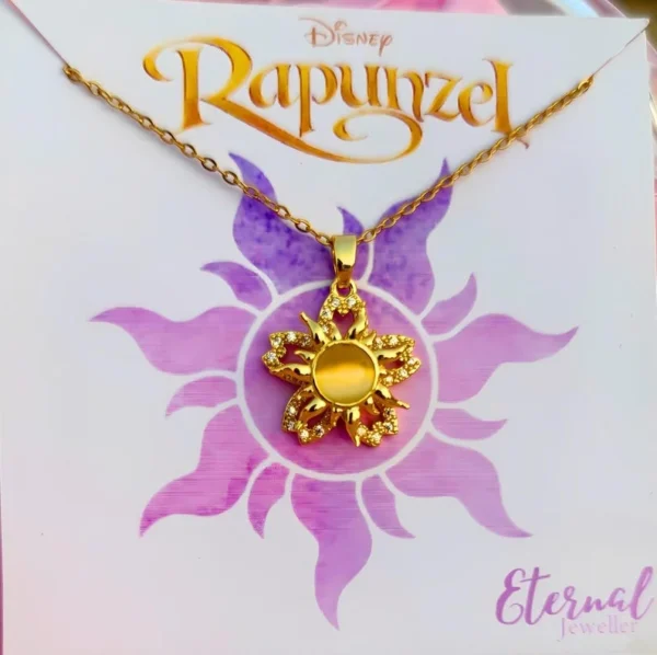 Princess Rapunzel Sun Spinning Necklace - Image 6