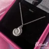 Gold Ammonite Shell Pendant Necklace - Image 4