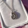 Gold Ammonite Shell Pendant Necklace - Image 5